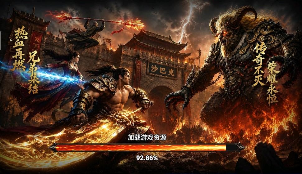 攻城战技巧：治疗辅助与冲锋抗伤的配合 - 星月网络 - 百度乐传奇游戏截图